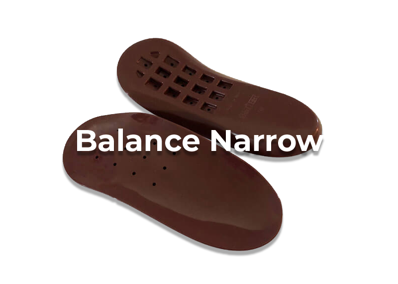 Pair of Balance Narrow orthotic insoles
